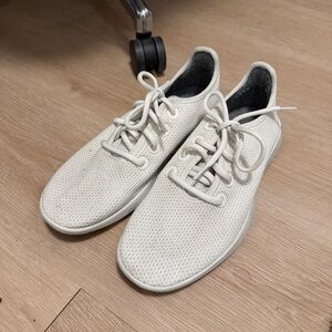 allbirds Cream Wool Runners - Light Neutral
